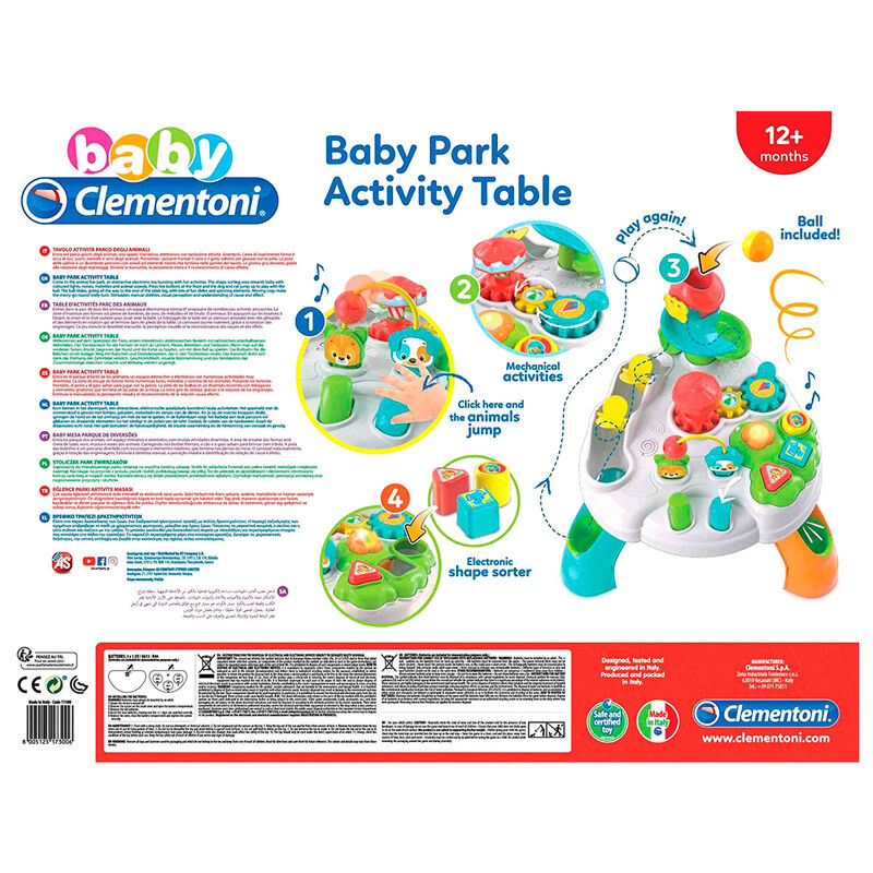 Baby Park Table of Activities