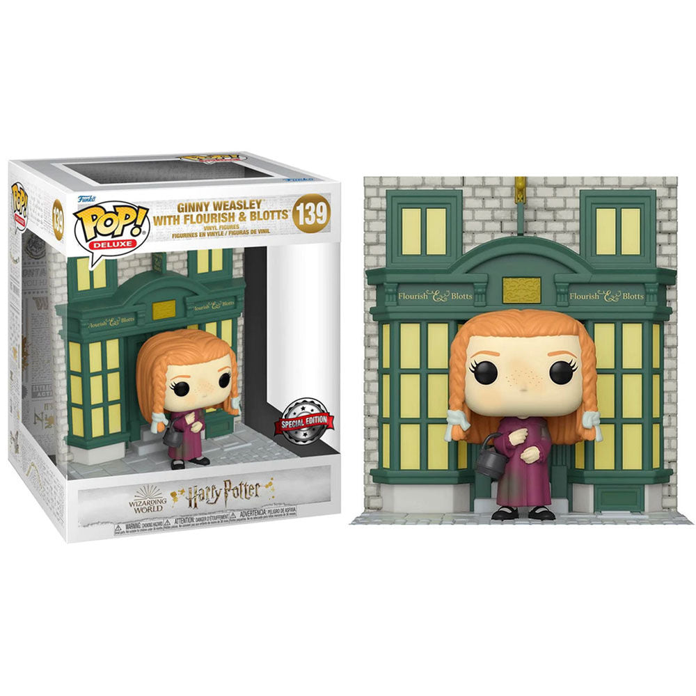 POP figure Harry Potter Diagon Alley Ginny Weasley Flourish & Blotts Exclusive
