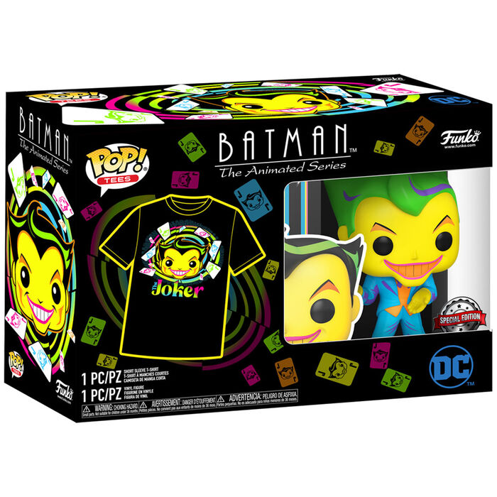 Set figure POP & Tee DC Comics Batman Joker Exclusive