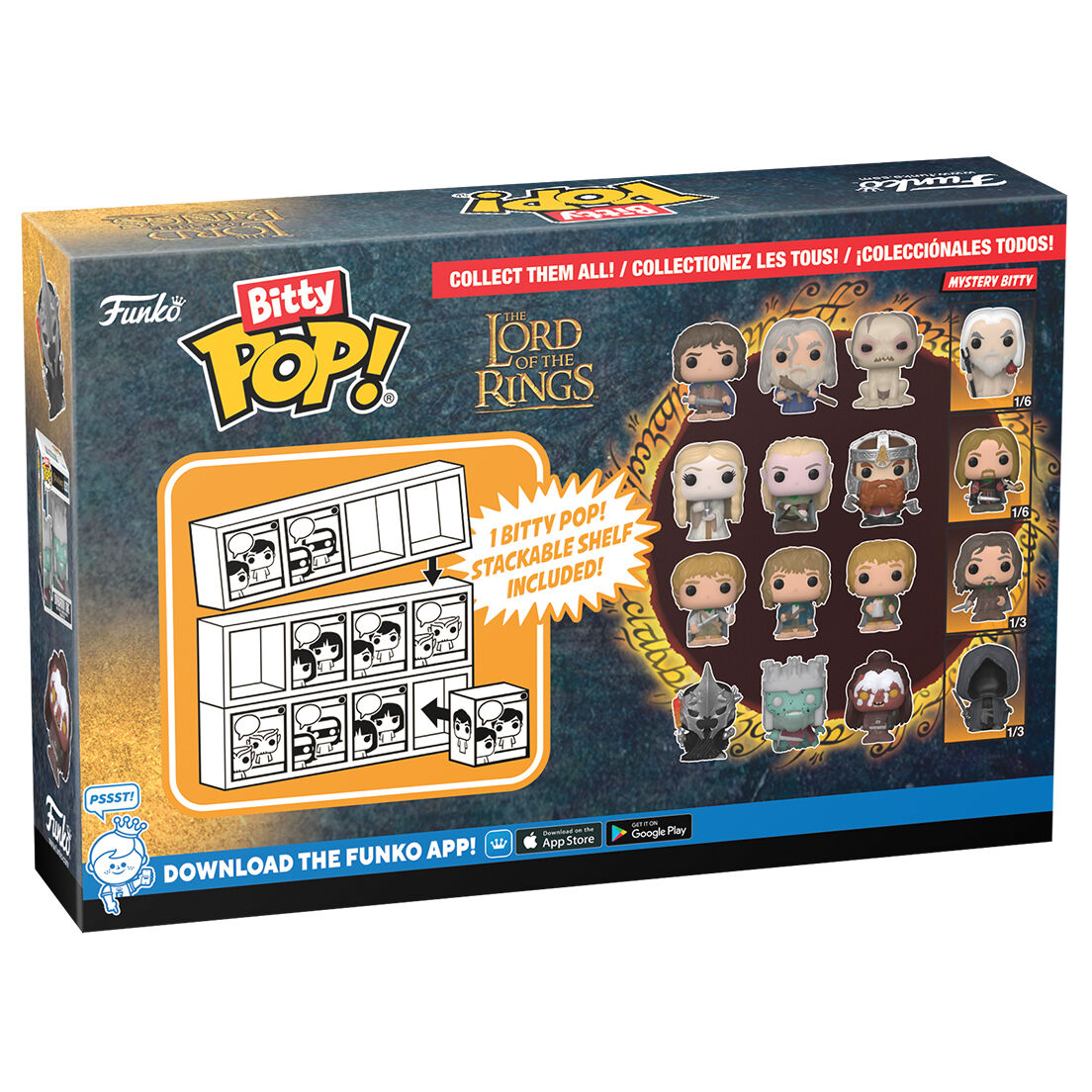 Blister 4 figures Bitty POP The Lord of the Rings Galadriel
