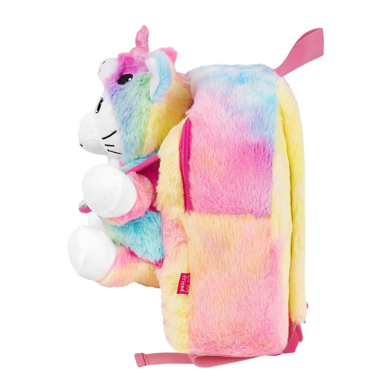 Backpack + plush cat Emi 27cm