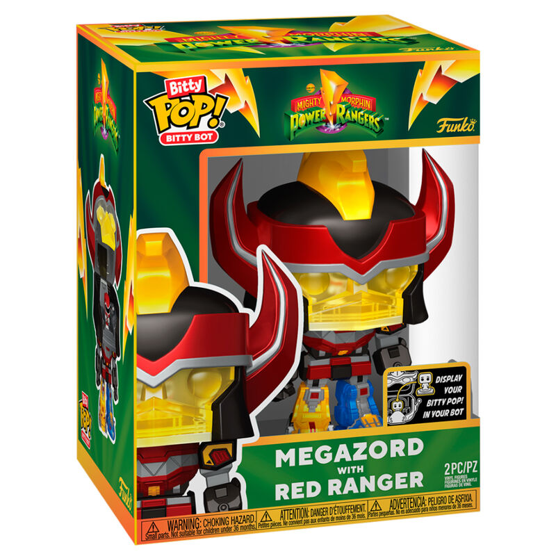 Bitty Bots figure Mighty Morphin Power Rangers Megazord with Red Ranger