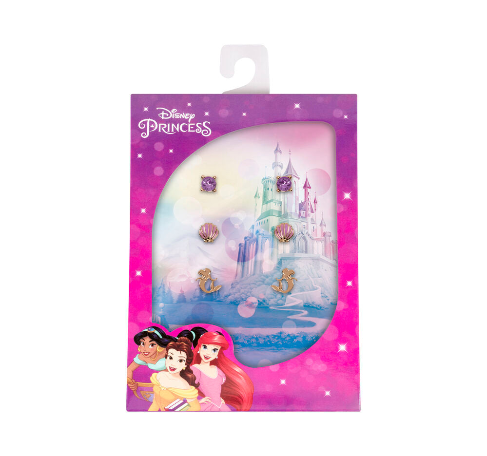 Disney The Little Mermaid Set 3 pairs of earrings