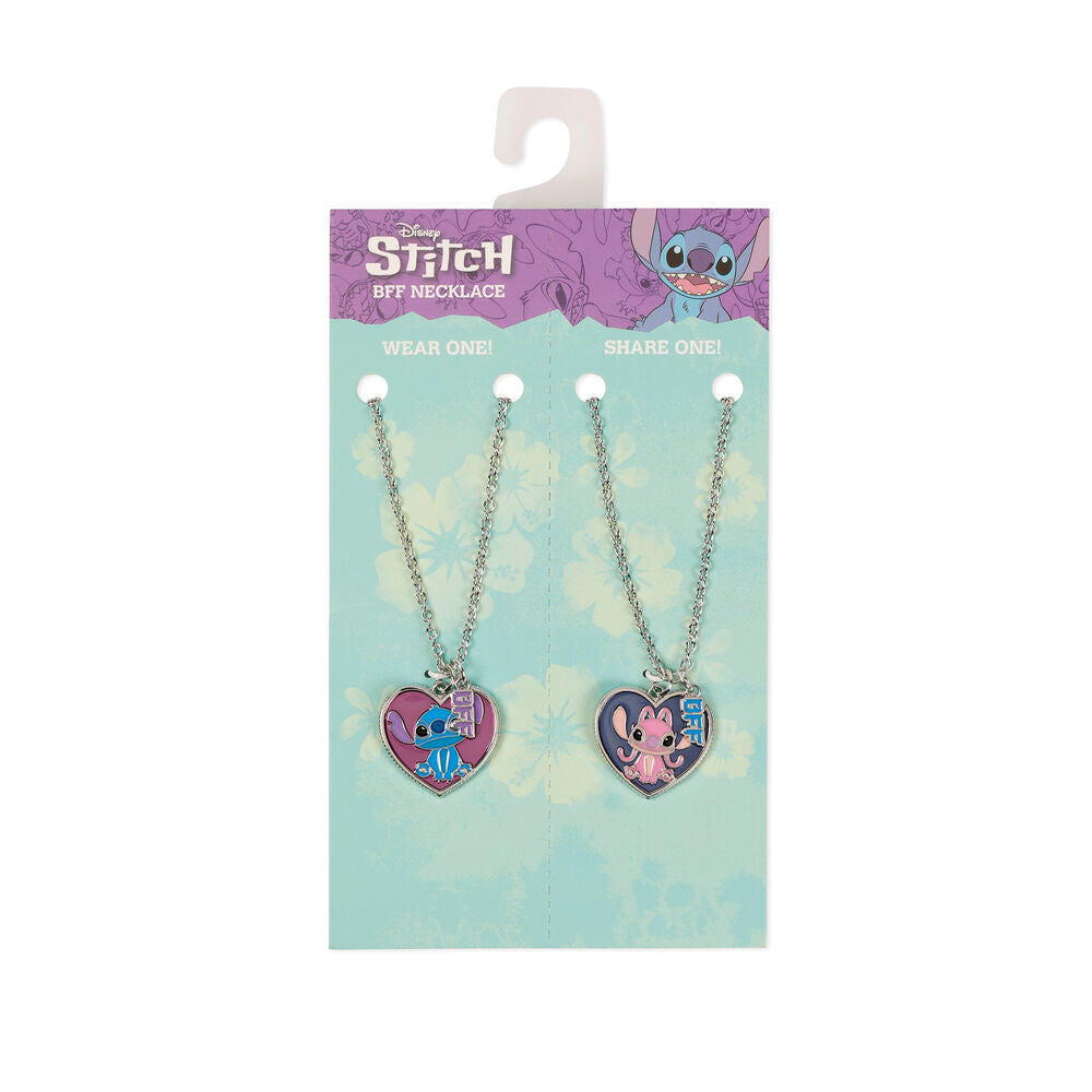 Disney Angel & Stitch Set 2 necklaces