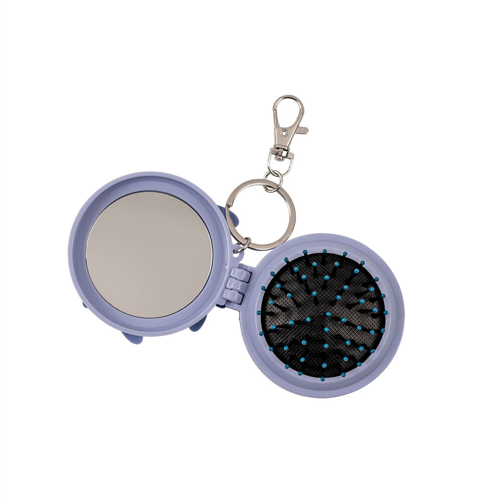 Disney Stitch & Angel Keychain brush and mirror