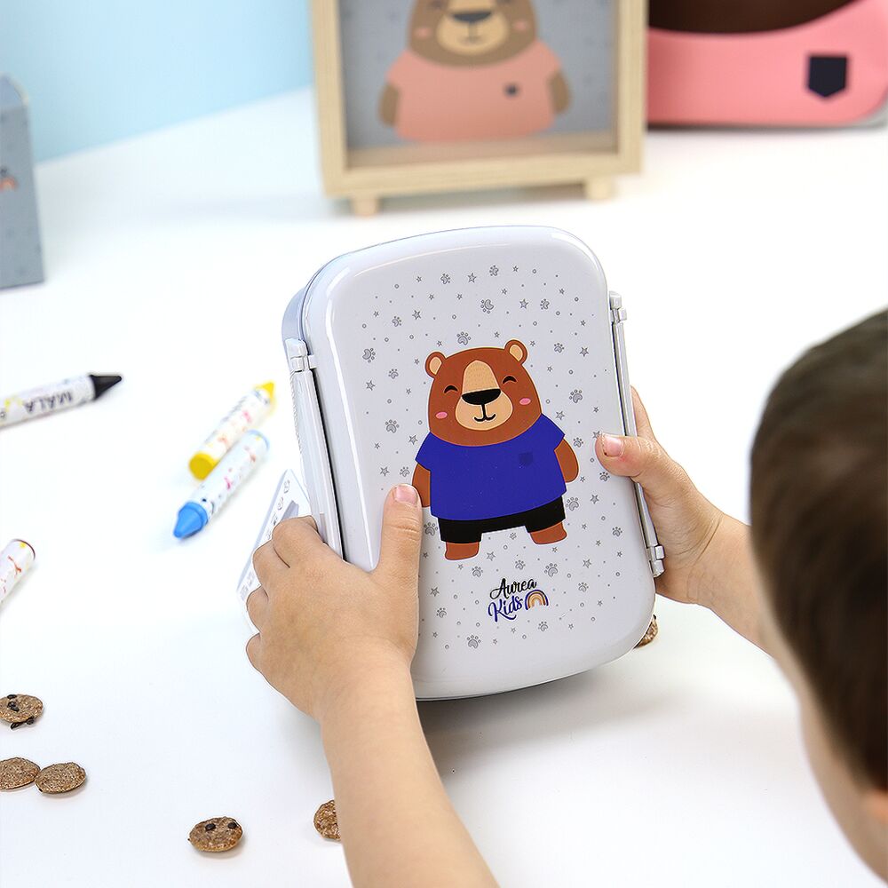 Bear hermetic with cooling plate + box lunch bag