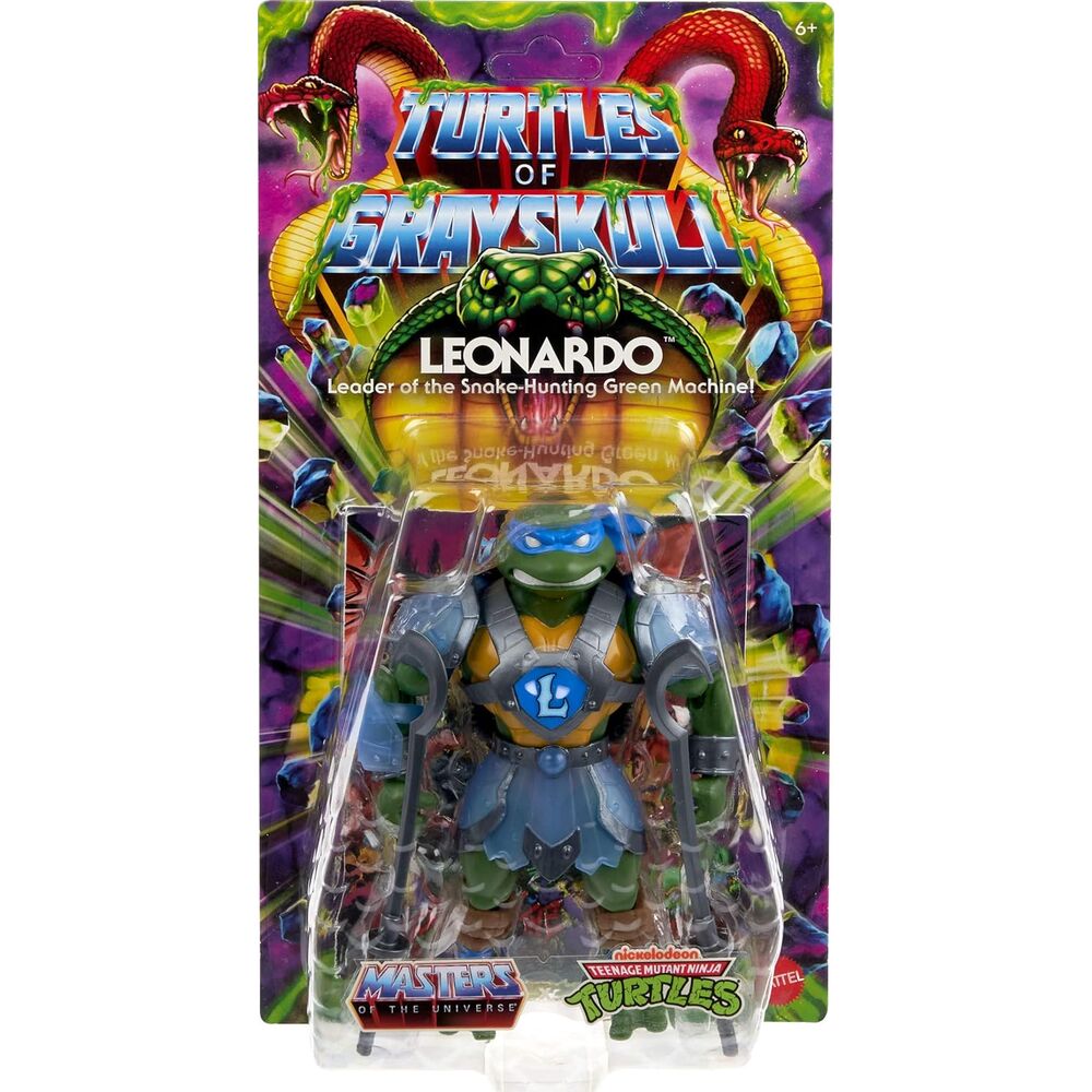 Masters of the Universe Turtles of Grayskull Leonardo figure 14cm