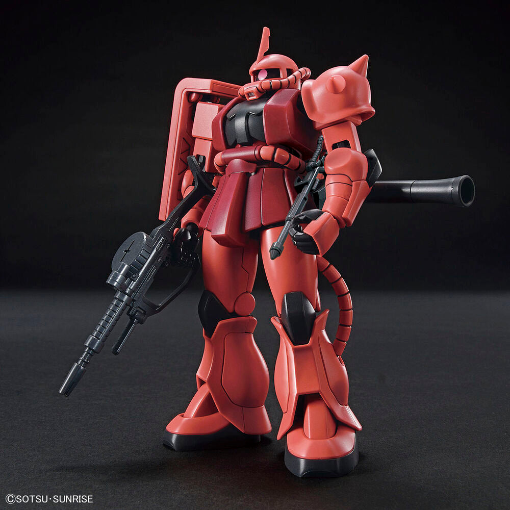 Model Kit HG 1/144 MS-06S Zaku II Char Aznable Custom