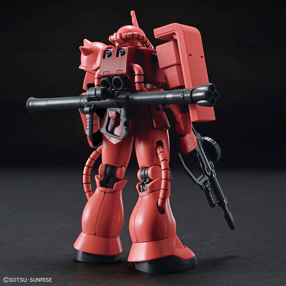 Model Kit HG 1/144 MS-06S Zaku II Char Aznable Custom