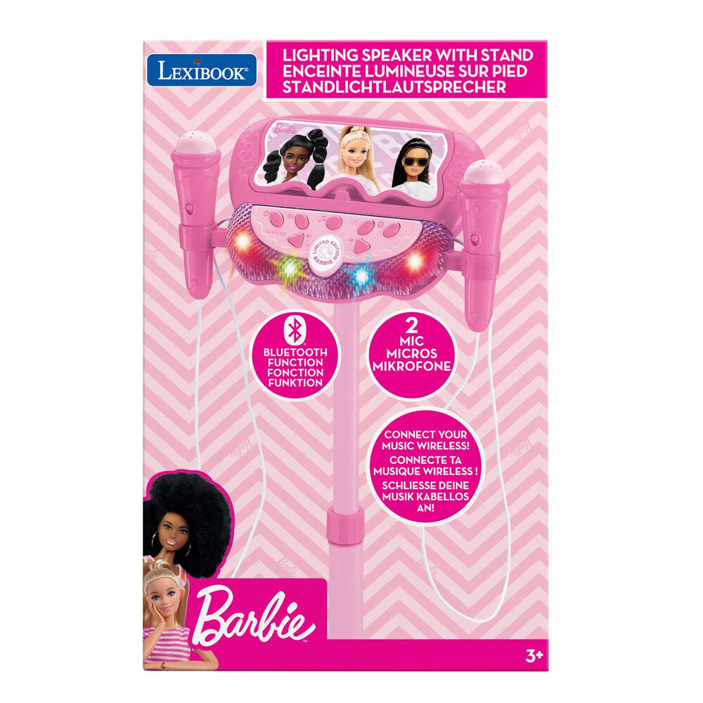 Barbie Adjustable Karaoke Microphone Stand