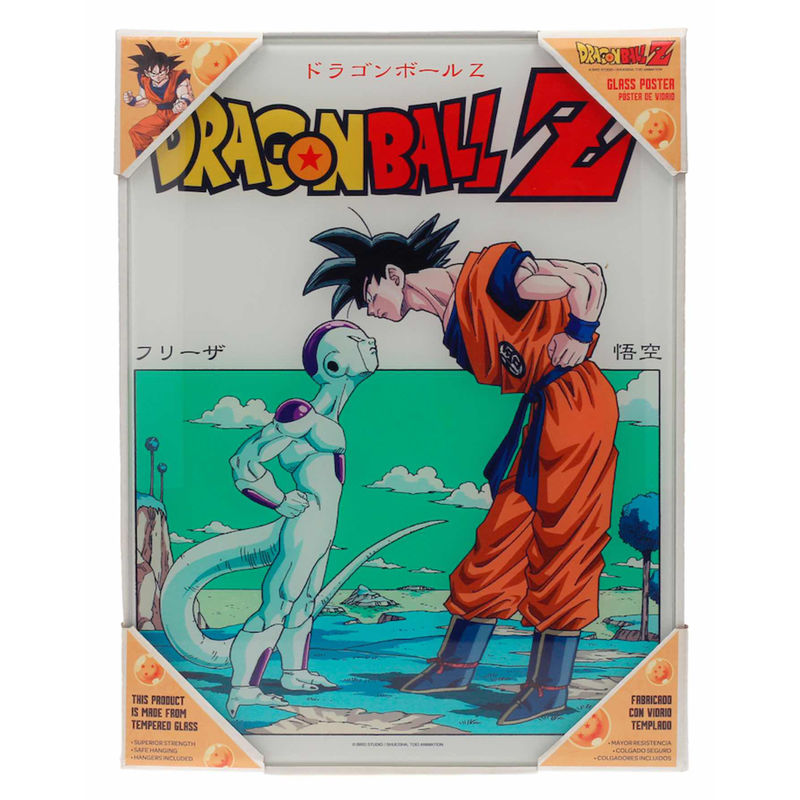 Dragon Ball Goku vs Freezer glass poster