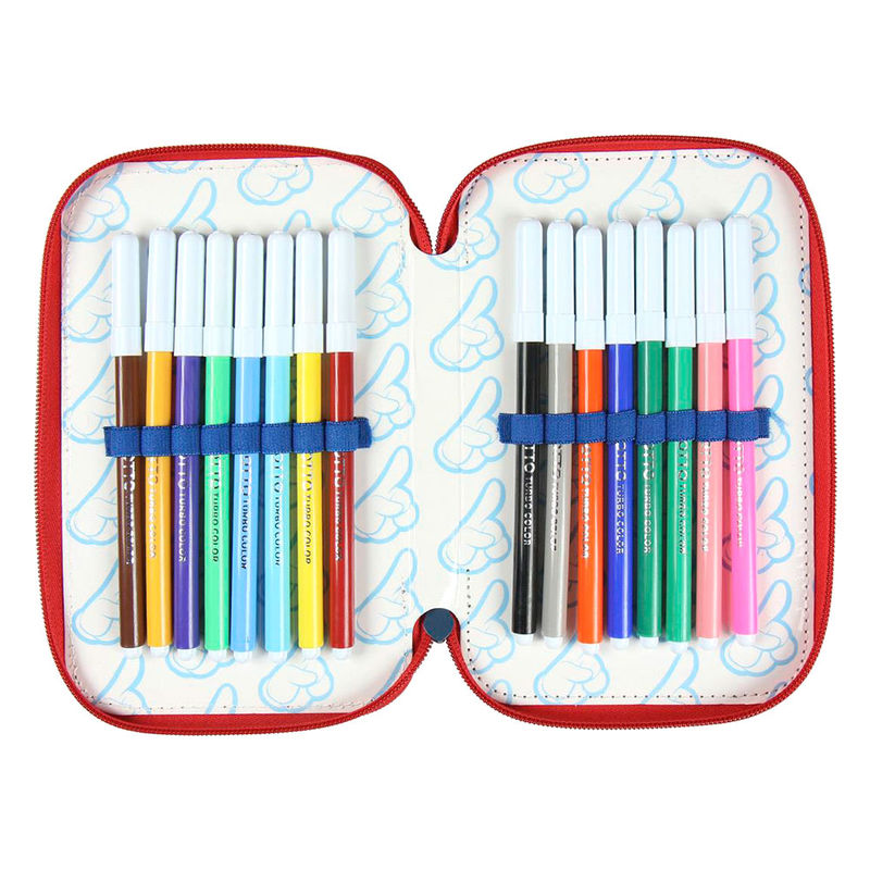 Disney Mickey Giotto triple pencil case