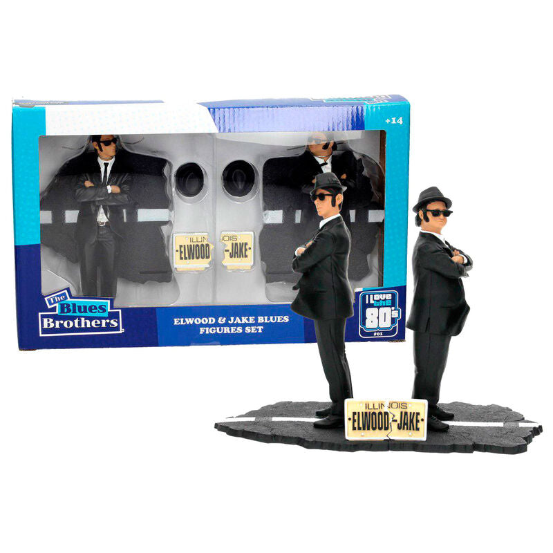 Blues Brothers Jake and Elwood blister 2 figures 18cm