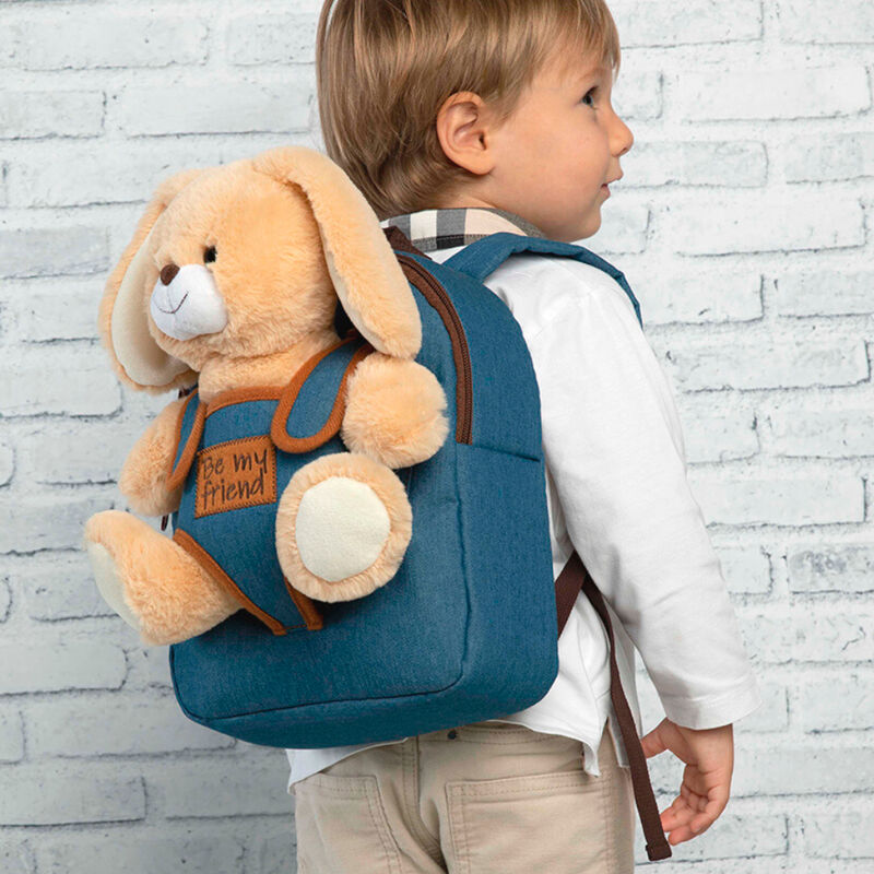 Bob Bunny backpack with plush toy 26cm