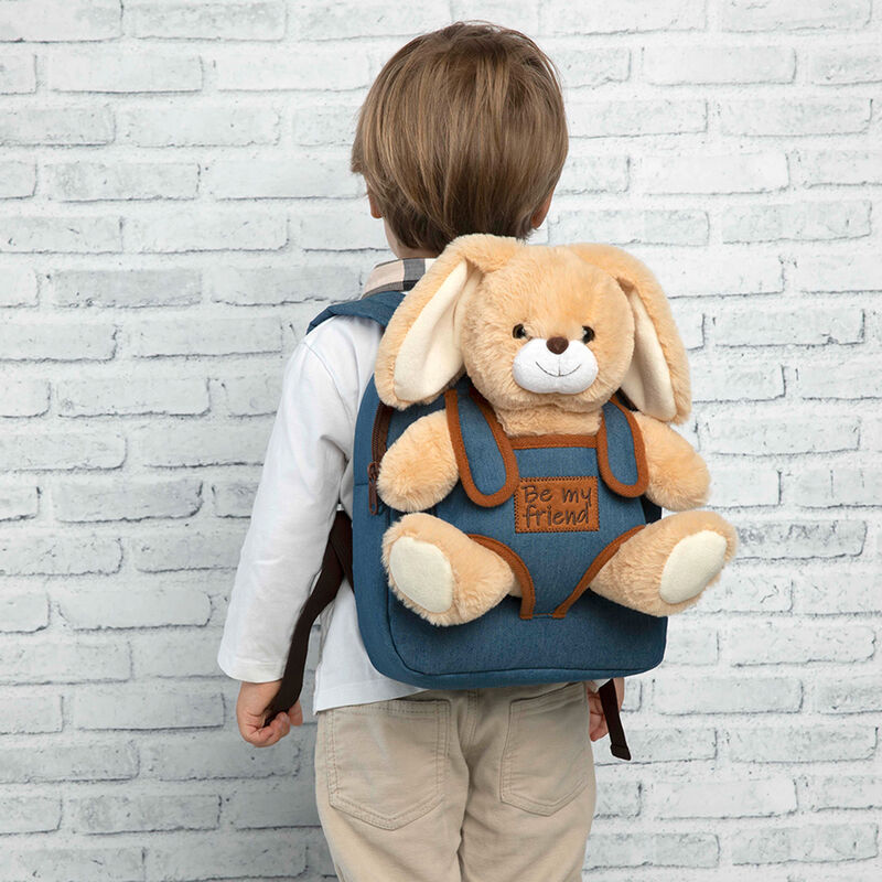 Bob Bunny backpack with plush toy 26cm