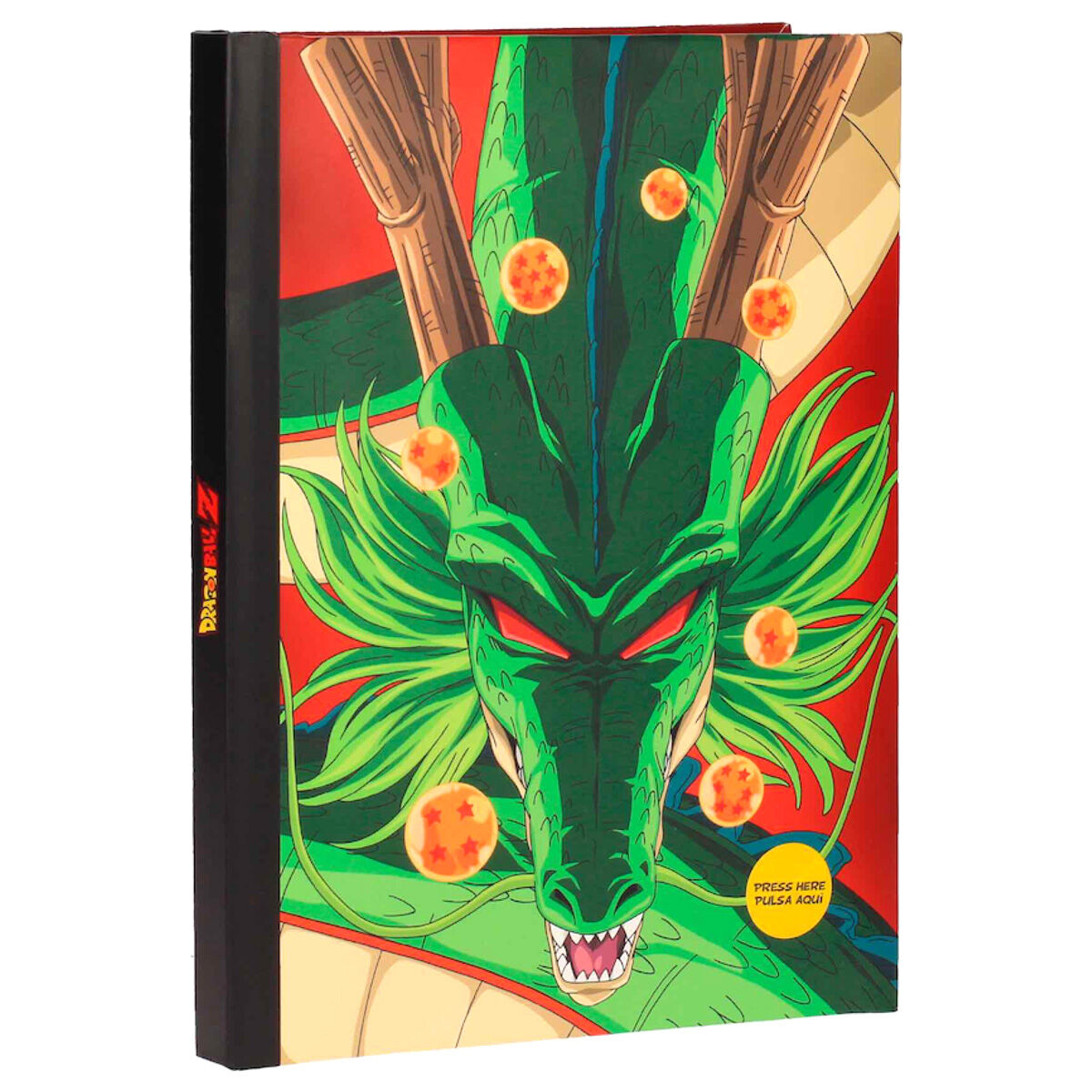 Dragon Ball Shenron A5 notebook with lights