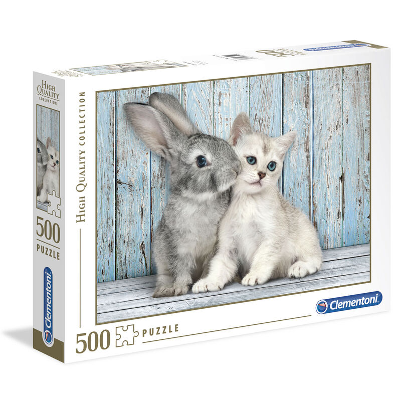 Cat and Bunny puzzle 500pcs