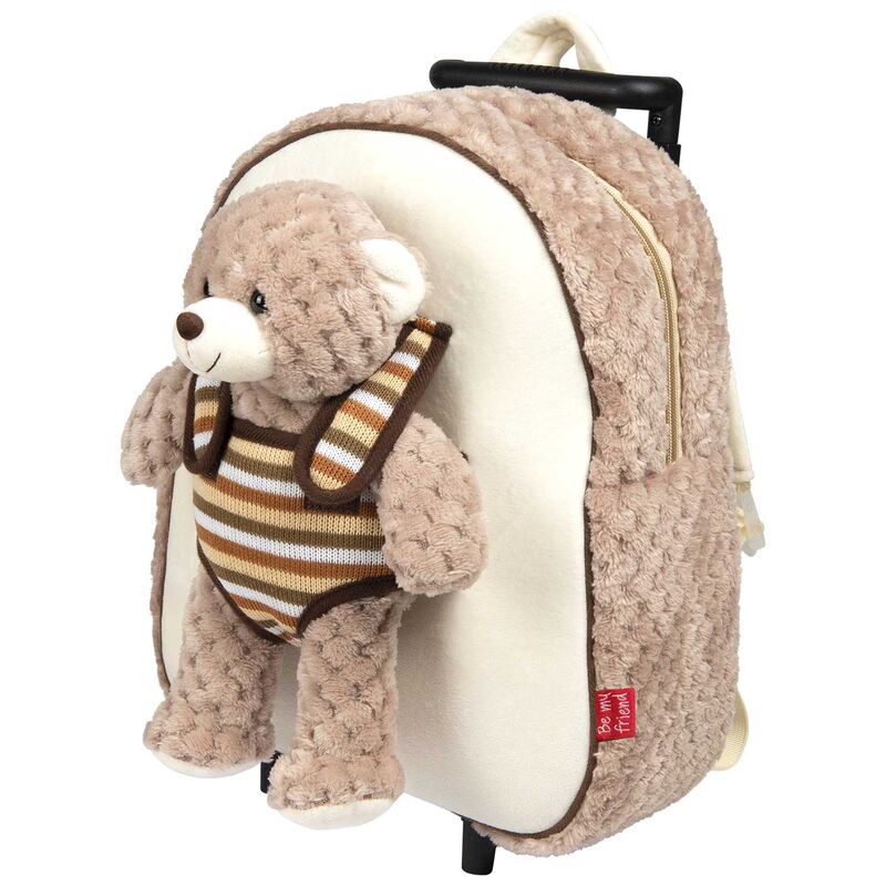 Bear Milly trolley with plush toy 38cm