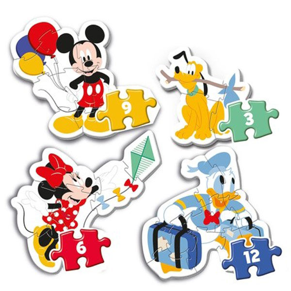Disney Mickey My First Puzzle 3-6-9-12pcs