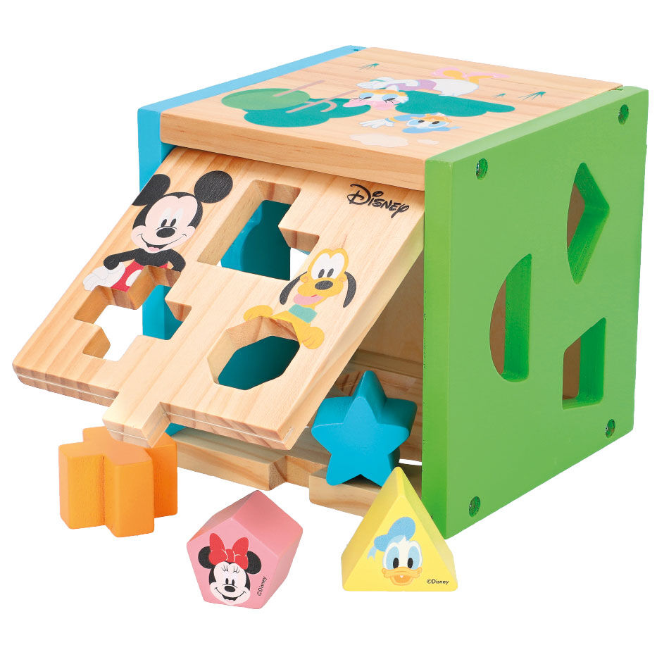 Disney Mickey Minnie wooden cube forms