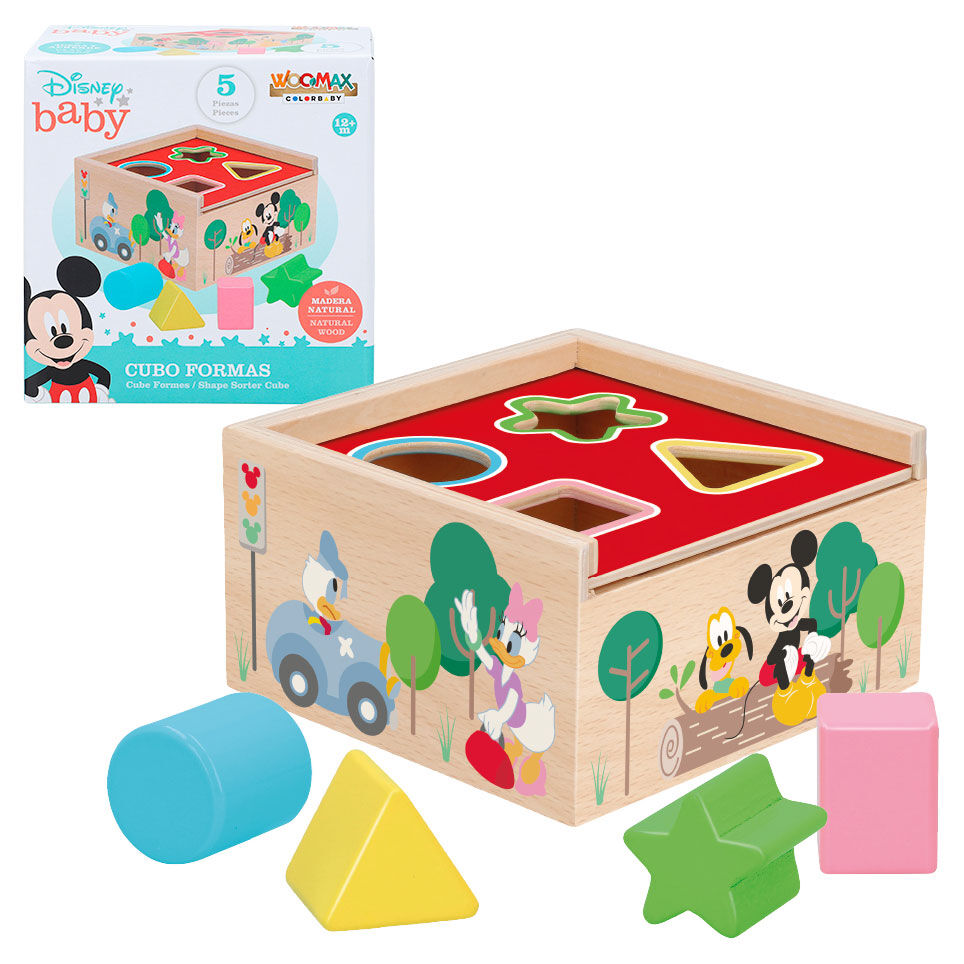 Disney Mickey Minnie wooden cube forms