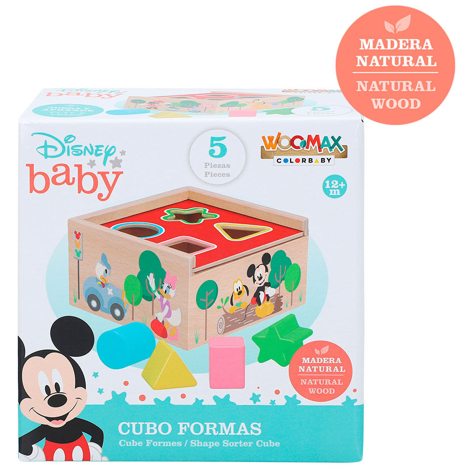 Disney Mickey Minnie wooden cube forms