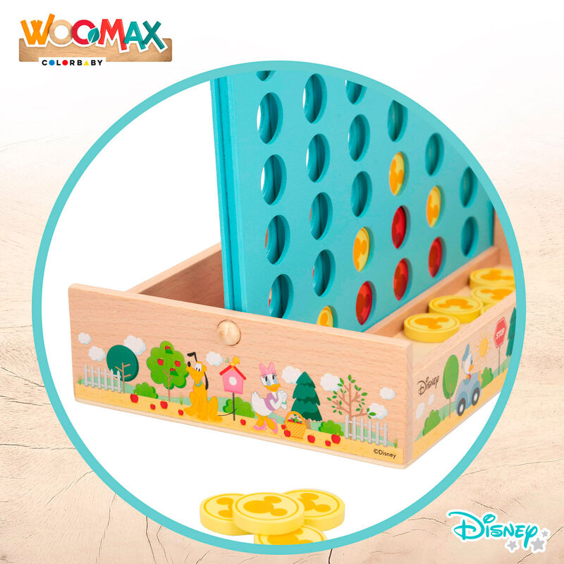 Disney Four in a Row wooden game
