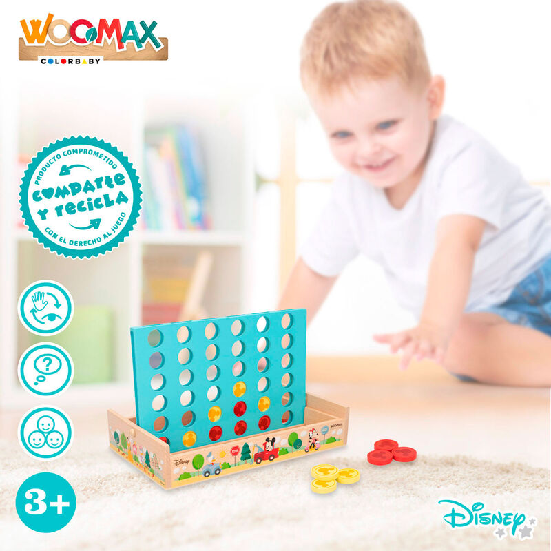 Disney Four in a Row wooden game