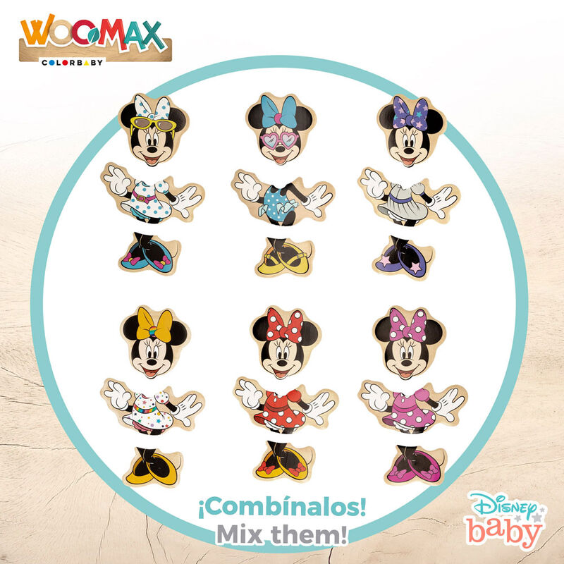 Disney Minnie wooden puzzle 19pcs