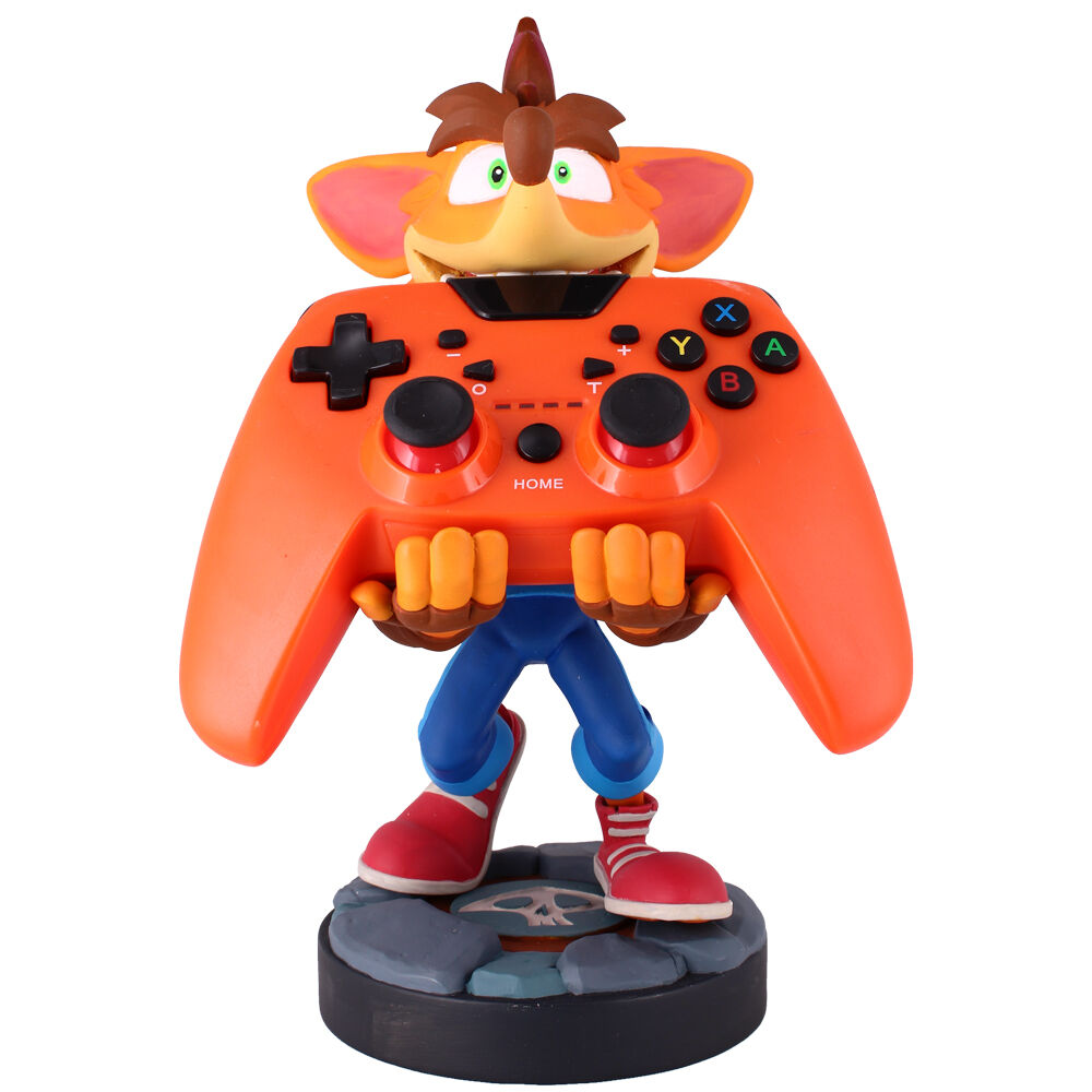 Crash Bandicoot figure clamping bracket Cable guy 21cm