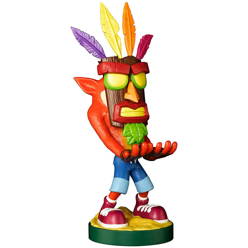 Crash Bandicoot Aku Aku figure clamping bracket Cable guy 20cm