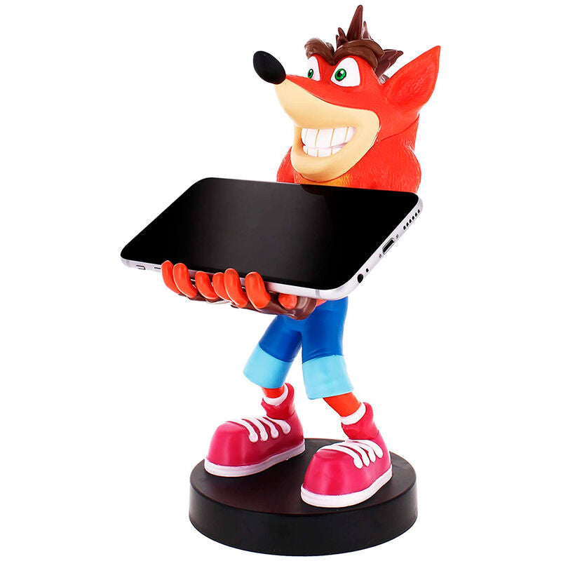 Crash Bandicoot figure clamping bracket Cable guy 20cm