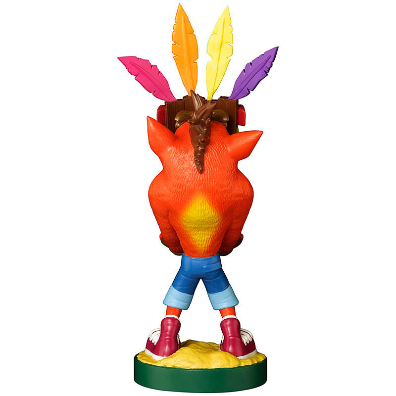 Crash Bandicoot Aku Aku figure clamping bracket Cable guy 20cm