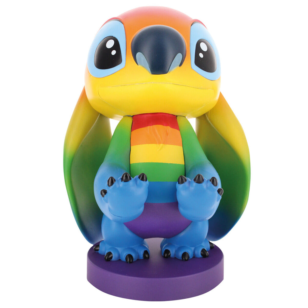 Disney Stitch Rainbow figure clamping bracket Cable guy 20cm