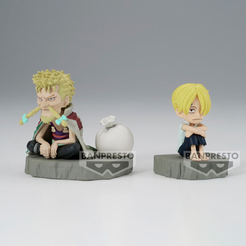 One Piece World Collectable Stories Sanji & Zeff figure 6cm