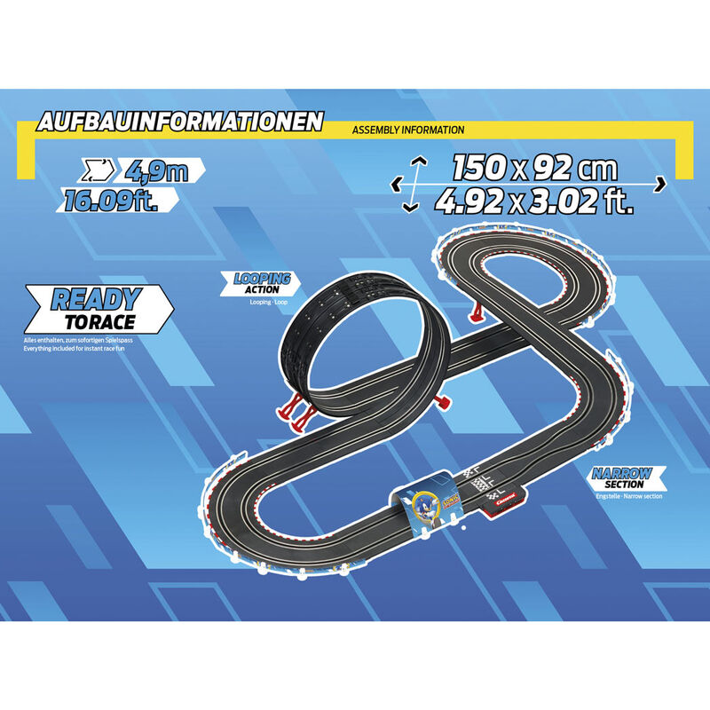 Carrera GO!!! Sonic the Hedgehog Sonic + Shadow Racing circuit