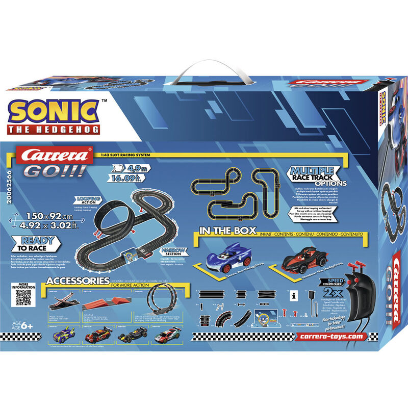 Carrera GO!!! Sonic the Hedgehog Sonic + Shadow Racing circuit