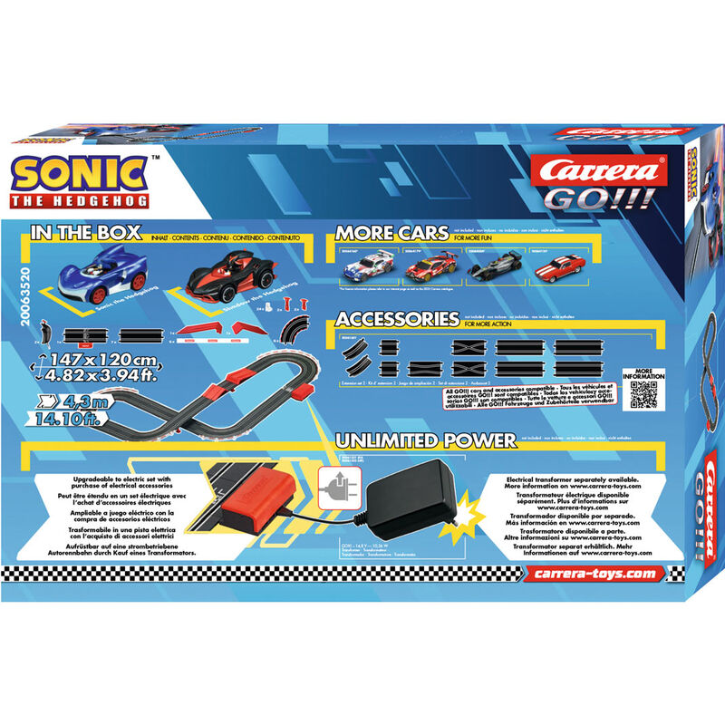 Carrera GO!!! Sonic the Hedgehog Sonic + Shadow Racing circuit
