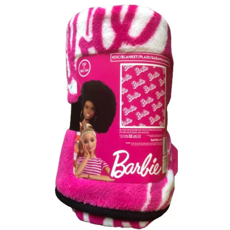 Barbie coral blanket