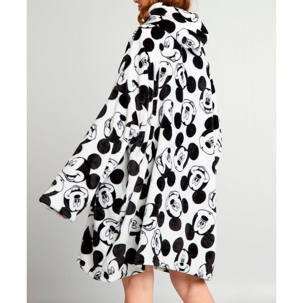 Disney Mickey oversize sweatshirt coat adult coral