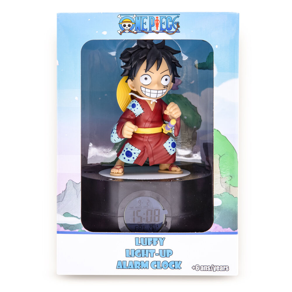 One Piece Luffy alarm clock figure 20cm