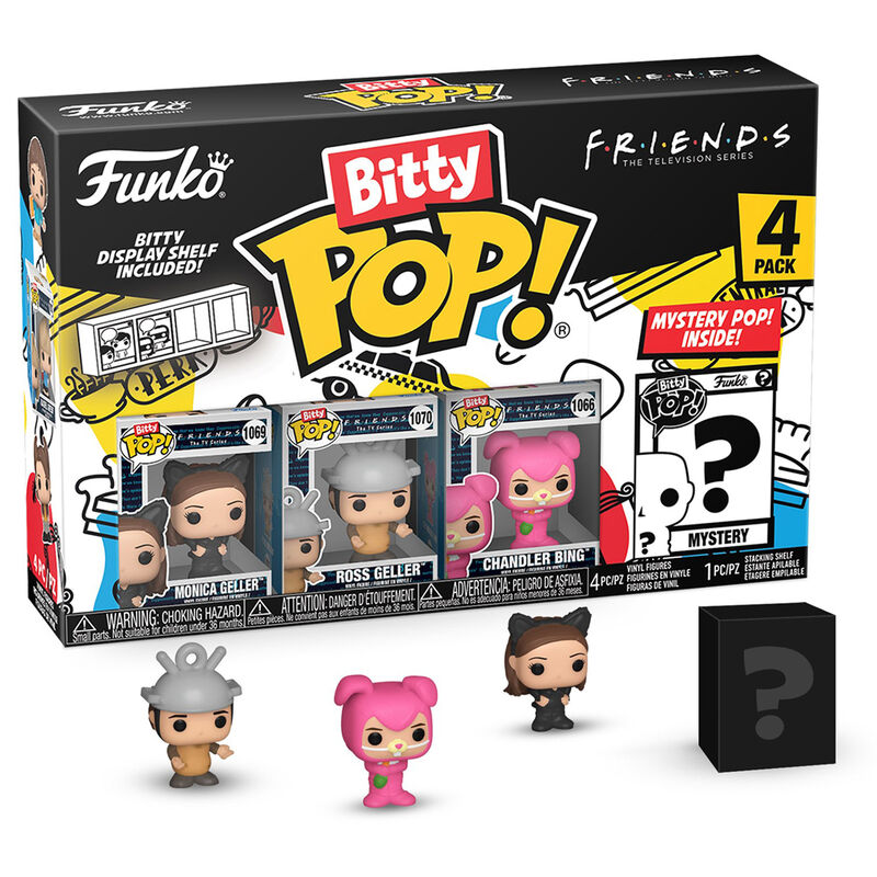 Blister 4 figures Bitty POP Friends Monica as Catwoman