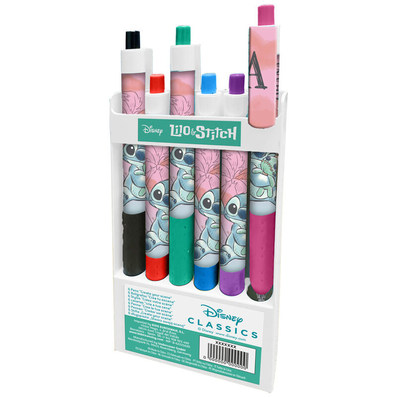 Disney Stitch blister 6 pens