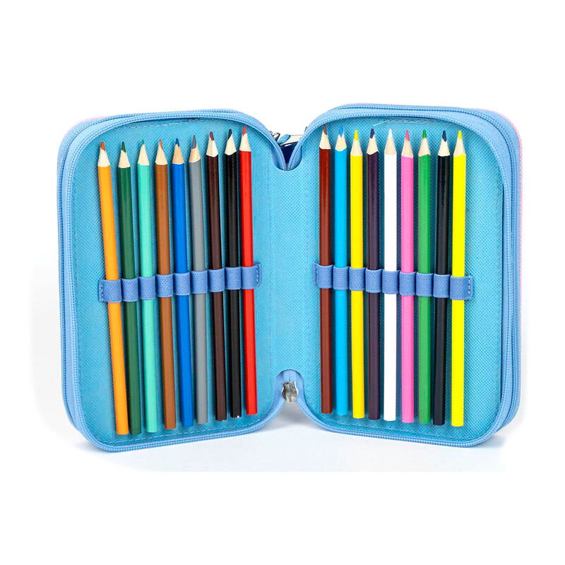 Disney Stitch triple pencil case
