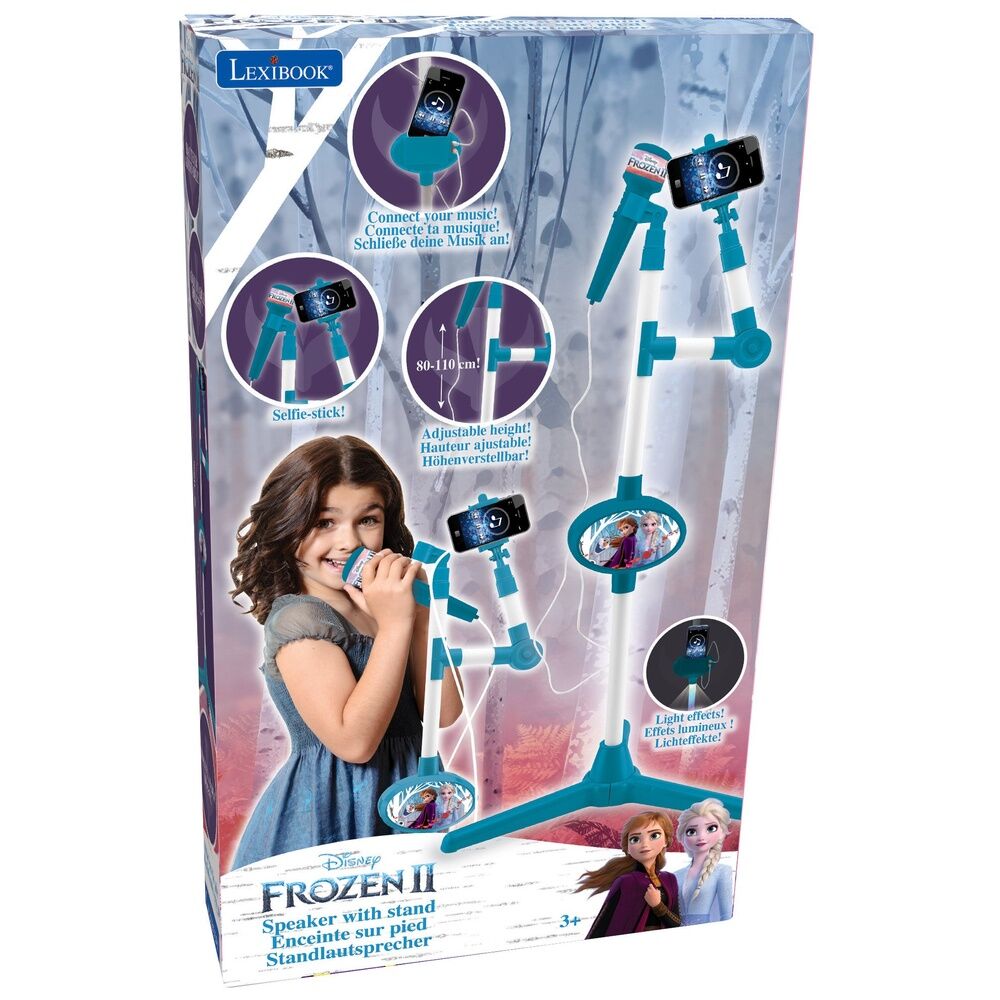 Disney Frozen microphone with light stand