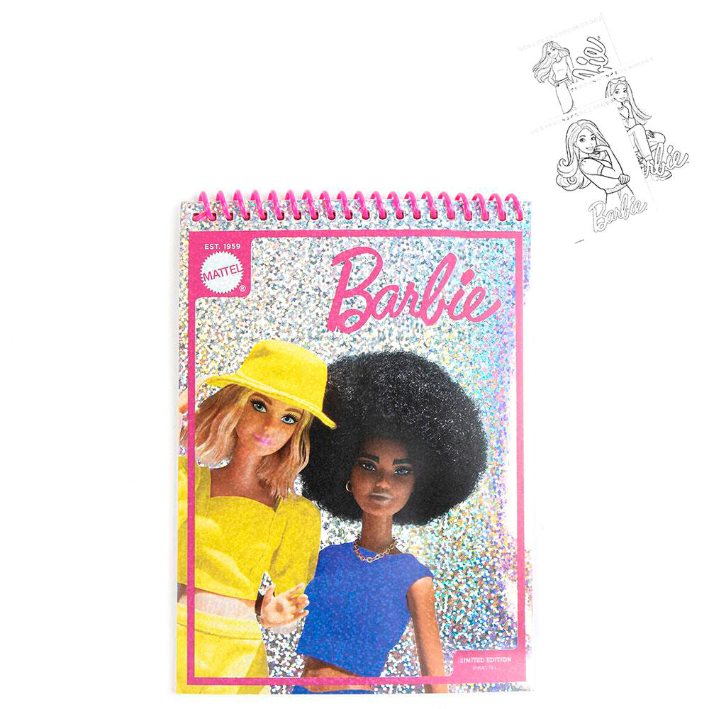 Barbie colouring stationery set