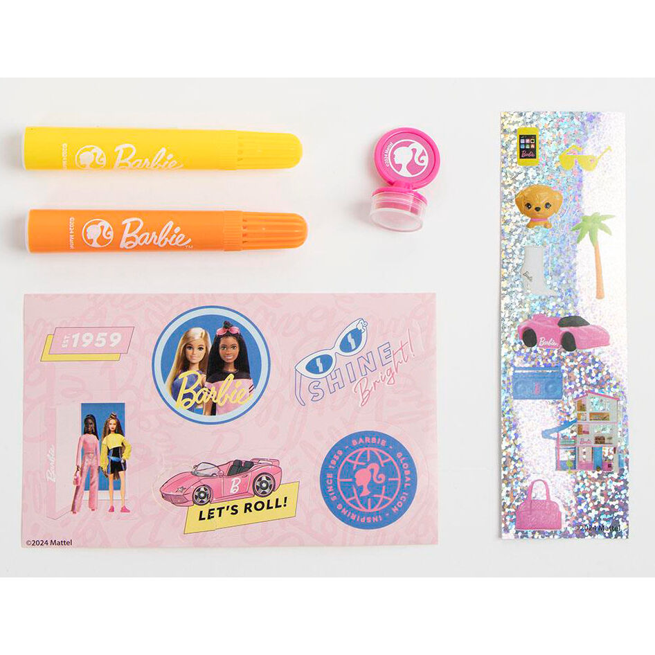 Barbie colouring stationery set
