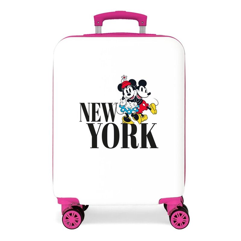 Disney Mickey &#38; Minnie Trip to New York ABS trolley suitcase 55cm