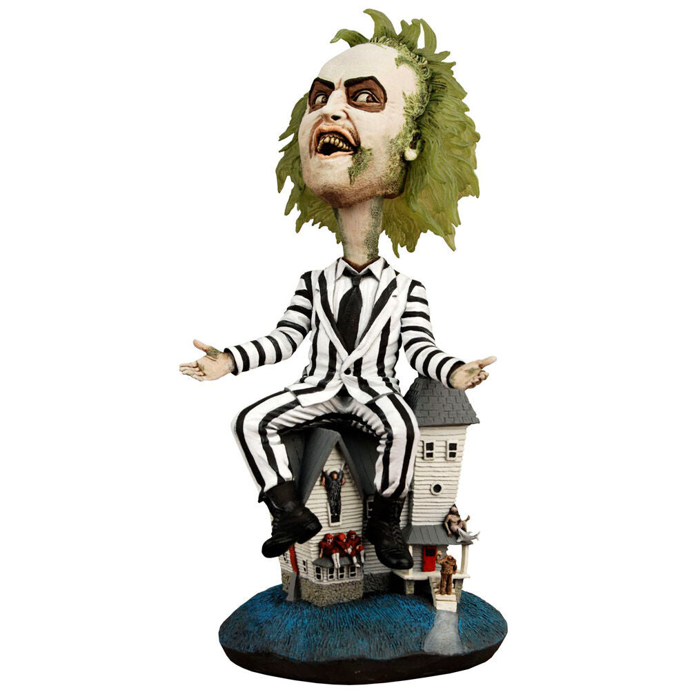 Beetlejuice Beetlejuice 1988 Striped Suit Head Knocker figure 20cm