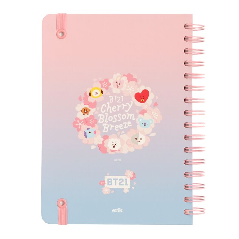 BT21 Sakura A5 notebook